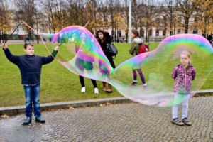 kids playing in park