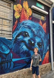 Sloth mural