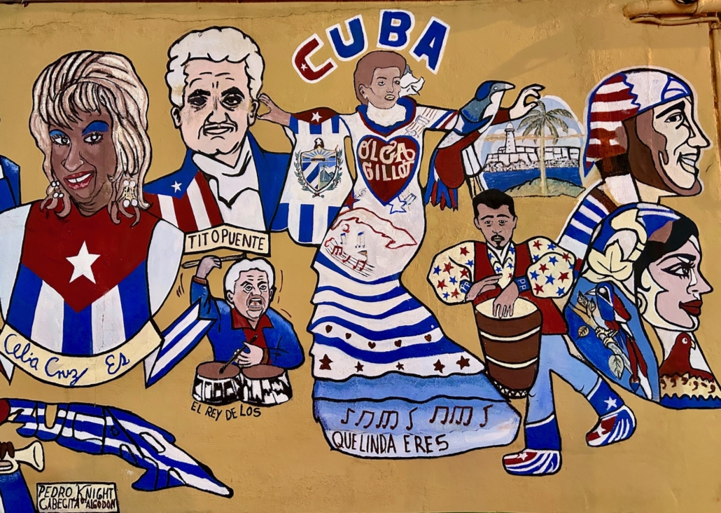 Mural about Cuba in Miami