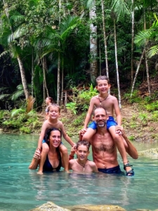 Long term family travel in Laos; Lebobes