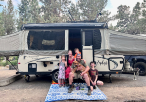 Fernweh Family the Z-Leaches in their Zephyr camper