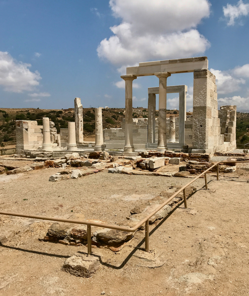 Temple of Demeter on Naxos, family travel Greece, blog post roundup: destination inspiration