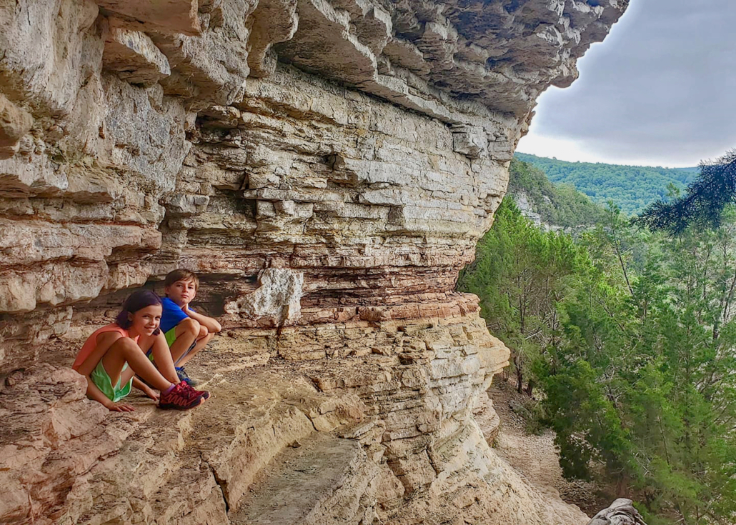 worldschooling families, the day we make, Goat Bluff Trail, Arkansas, Fernweh Families the Tokarsky's