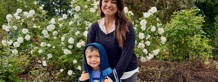 Worldschooling in the Portland, Oregon Rose Garden